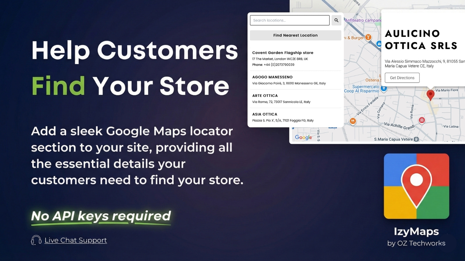 IzyMaps — Help customers find your store