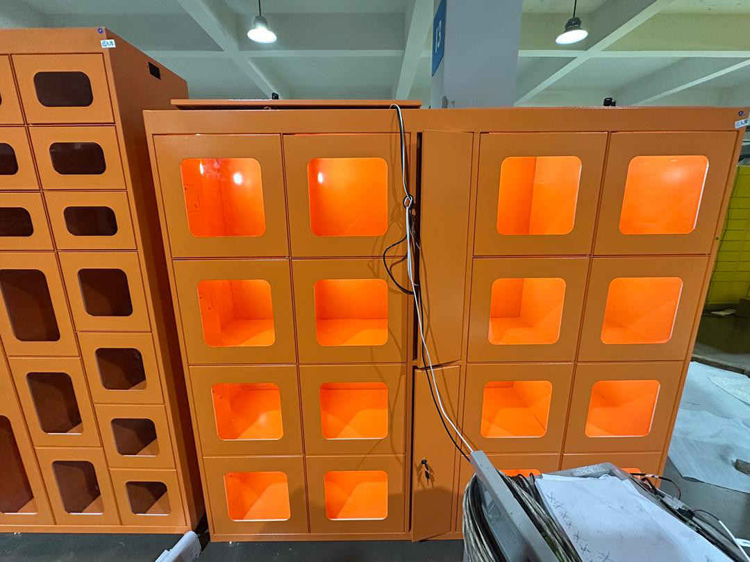 Illuminated Smart Lockers